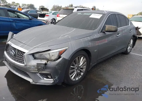 2019 Infiniti Q50 3.0T Luxe из США, поврежденный, VIN JN1EV7AP1KM543299